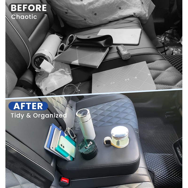 Sinvanho Car Cup Holder, Back Seat Cup Holder for Car,