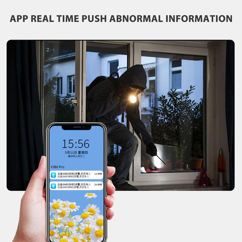 Retractable Surveillance Camera Wifi HD Portable Smart Remote Wireless Video