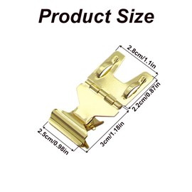 10 Pack Metal POP Clip Sign Stand Holders Rotatable Price Tag Clips Sign Holder Clip Price Rack Shelf Clips Display Clips for Retail Cards Advertising Display Warehouses (Black)