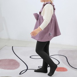 Century Star Baby Boys Girls Cotton Tights, Black and white grey