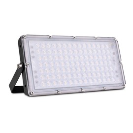 100W LED Flood Light, 9000lm Super Bright Security Floodlight, Ultra-Thin Work Lights, Warm White(2800-3500K), IP67 Waterproof Outdoor Landscape Outdoor Floodlight for Garage, Garden, Playground