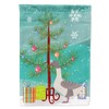 Caroline's Treasures BB9268GF Buff Grey Back Goose Christmas Flag Garden