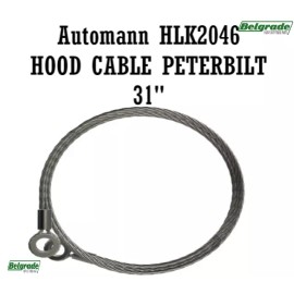 Automann HLK2046 31.00" Hood Cable for Peterbilt 359 379 Replaces 13-01717