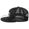 BASSDASH Flat Brim Trucker Cap Adjustable Snapback Hat Mesh Back