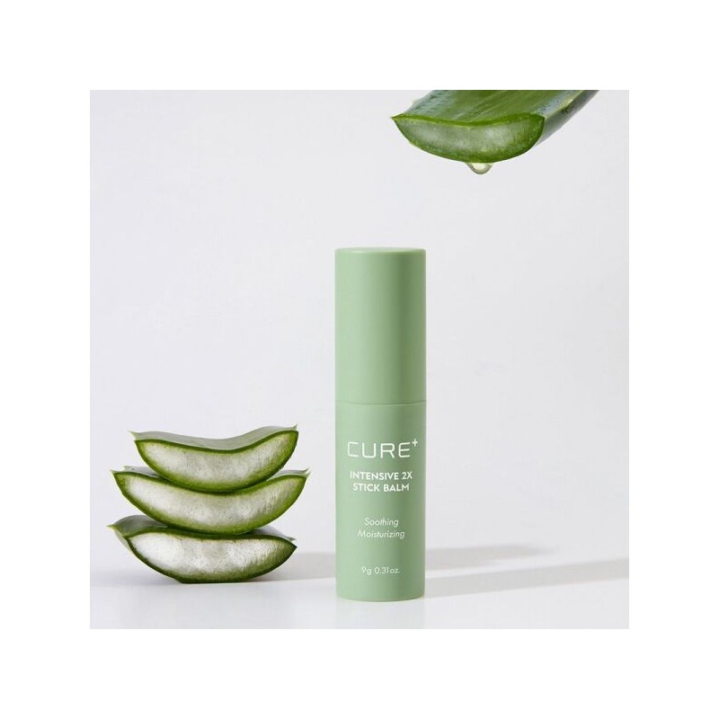 김정문알로에 큐어 2X크림 수분 스틱밤 2개 Kim Jeong-moon Aloe Cure