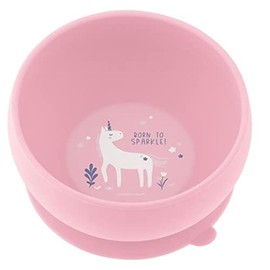 Stephen Joseph, Silicone Baby Bowls, Suction Bowl, Stay Put Suction Bowl, First Stage Self Feeding, Unicorn