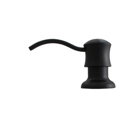 KEENEY K612VB Premium Style Soap or Lotion Dispenser with Large Capacity Bottle (10 oz.), Venetian Bronze