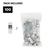Canvas Offset Clips 1-inch 2-Hole Pk/100