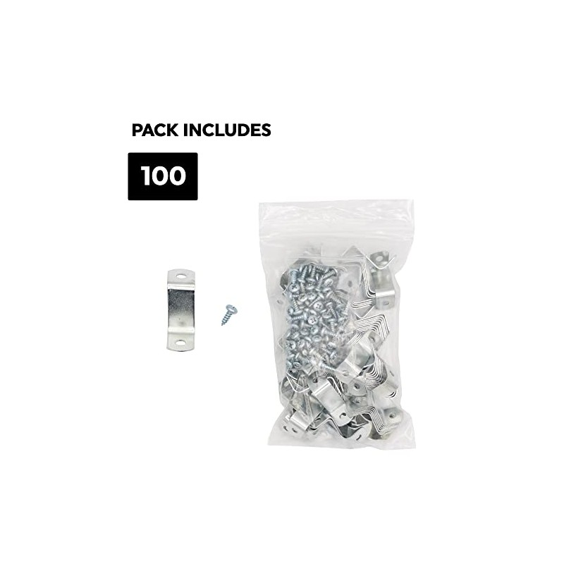 Canvas Offset Clips 1-inch 2-Hole Pk/100