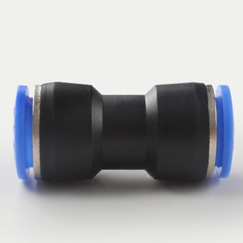 10Pcs 6mm Dia 2 Way Straight Tube Hose Pneumatic Air