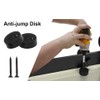 BONIKLUBA Anti-Jump Disk Block for Sliding Barn Wood Door Hardware
