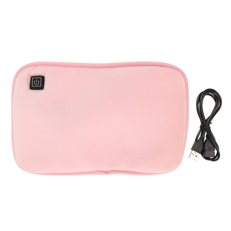 Electric Heated Hand Warmer Soft Cotton Velvet 3 Gears Temperature