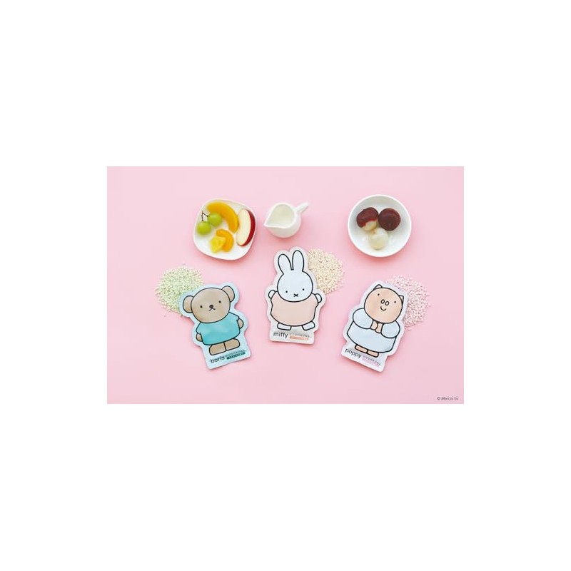 Miffy Poppy Nigori Bath Salt, Lychee Scent, Bath Salt, 1.8