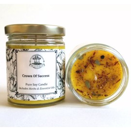 Crown of Success Soy Spell Candle Prosperity Achievement Hoodoo Wiccan Pagan