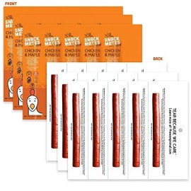 The New Primal Snack Mates Chicken and Maple Mini Sticks 15 Count High Protein Kids Snack