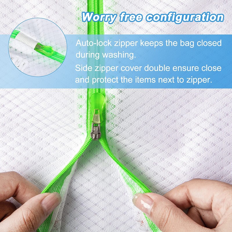 GOGOODA Mesh Laundry Bags, Delicates Washing Bags for Sweater Blouse