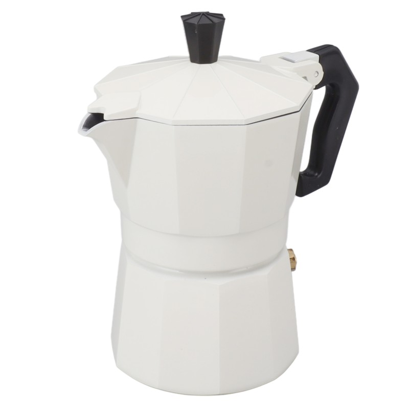 Stovetop Moka Pot Italian Hand Brewed Coffee Maker Aluminum Alloy