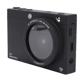 4K Digital Camera, 48MP Vlogging Camera 28X Digital Zoom Auto/Manual Focus, 2.83 Inch Screen Compact Travel Camcorder with 80 Retro Filter Effects