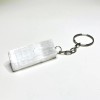 Selenite Crystal Keychain, Selenite Gemstone Keychain - PACK WITH 10