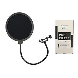 Pop Filter For Studio Microphone, Pop Shield Mic Wind Screen For Better Vocal Recordings