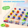 JoyCat Classroom Magnetic Letters Kit Colorful 234 Pcs with Double