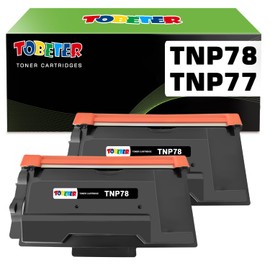 ToBeter TNP-78 TNP78 Toner Cartridge Compatible for Konica TNP-78 TNP-77 Toner for Minolta bizhub 4020i 5020i Printer Toner ACF0030, 2-Pack TNP78 Toner Black, 12,000 Pages High Yield