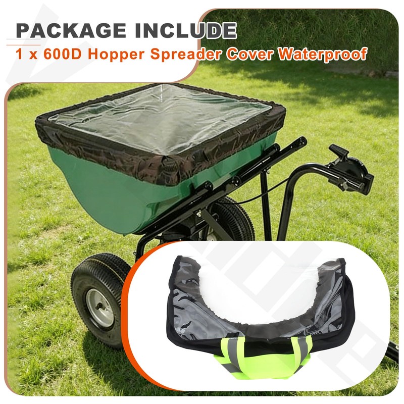 VoltRidge Hopper Cover Waterproof for P20-5010 & Agri-Fab 85lb -