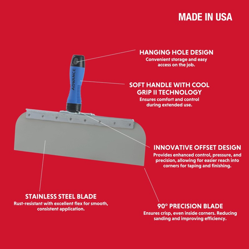 OFFSET DRYWALL KNIFE – Advance Equipment MFG Co. | Innovative