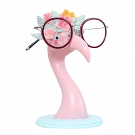 Cute Glasses Holder Funny Spectacle Holder Flamingo Eyeglass Stand Holder Glasses Accessories for Decorative Desk/Home/Office