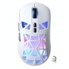 SM802 White Wireless Gaming Mouse 10000 DPI Tri-Mode Wired/BT 5.0/2.4GHz