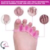 Toe Spacers(2 Pair), Gel Toe Separators to Correct Toes, Bunion