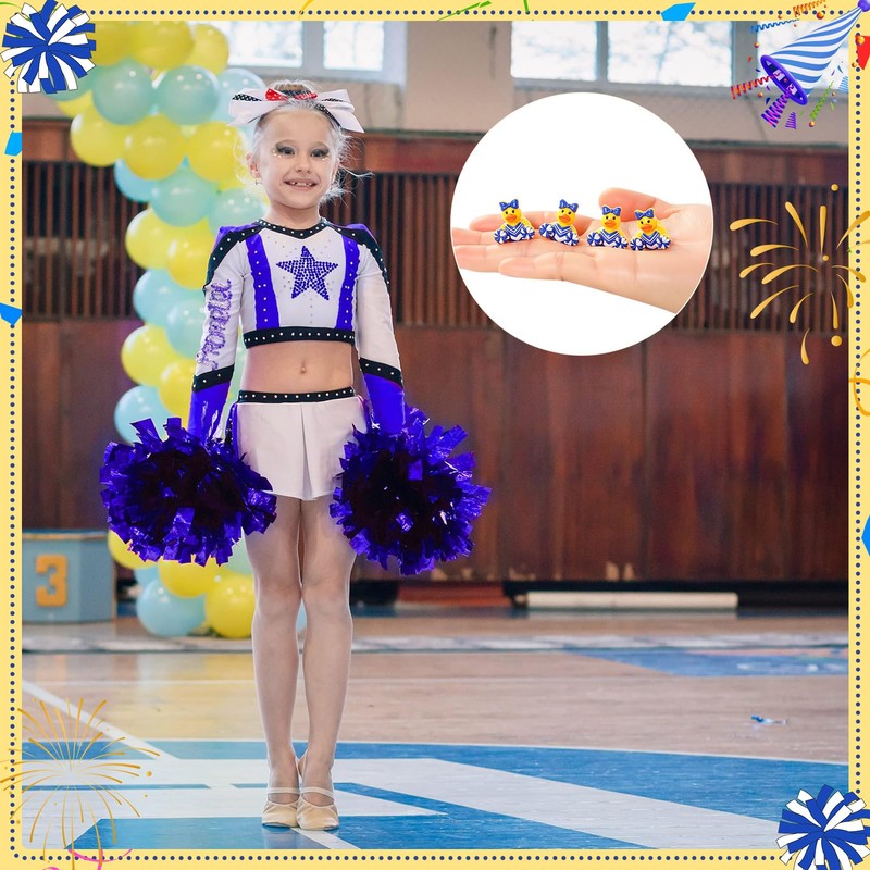 GGSTDDUP 70 Pcs Mini Resin Cheer Ducks, Cheer Team Gifts