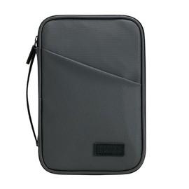 Higoney Waterproof Passport Holder, RFID Blocking Wallet, Portable Travel Document Organizer for Men & Women (Grey)