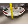 KLOC White Porcelain Pasta Serving Bowl 11in Vegetable and Herb