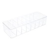 Operitacx Plastic Cable Management Box with Compartments Durable Organizer for