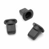 VVO Fasteners- Black Plastic Badge & Emblem Grommet Clips for