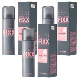 So Natural Powder for Room Real Matte Makeup Setting Fixer, 75ml, 3 pieces / 쏘내추럴 파우더포룸 리얼 매트 메이크업 세팅 픽서, 75ml, 3개