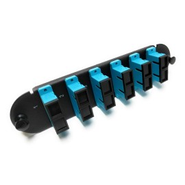 RiteAV CCH SC/SC 6 Port Duplex Patch Panel Non-LGX 50/125 OM4 Multimode