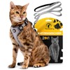Tierhood® Cat Harness, does not need to be pulled over