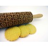 Algis Crafts Camomile Rolling Pin for Homemade Pastry Rolling Pin