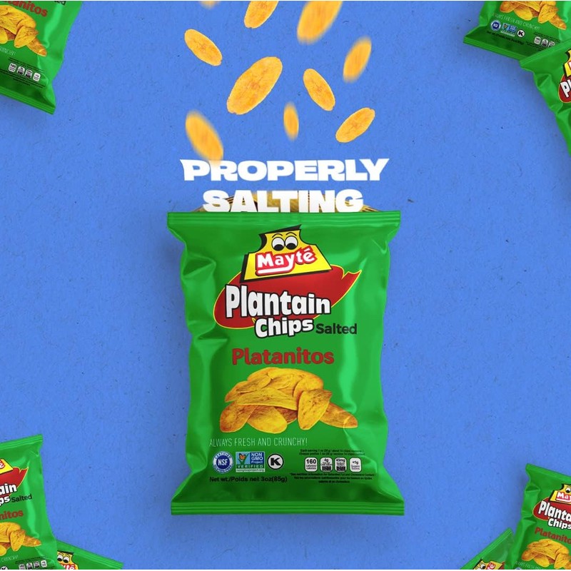 10 Pack of Mayte Plantain Chips