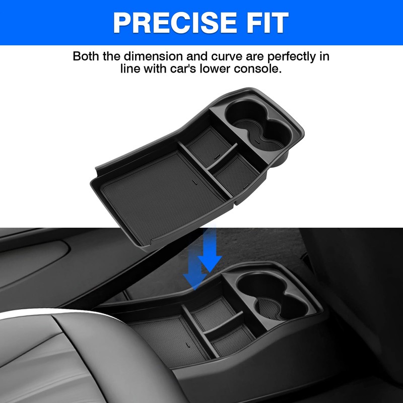 Autorder Lower Center Console Organizer for 2024 2025 Kia EV9