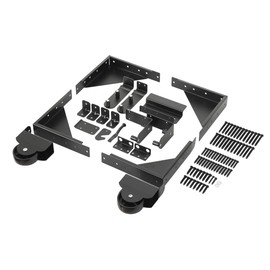 TABODD Heavy Duty Gate Hardware Kit, Adjustable Sliding Gate Hardware Kit, Anti Sag Gate Kit Gate Corner Brace Bracket with Gate Latch, Fence Gate Kit for Driveway Gates, Pool Gates