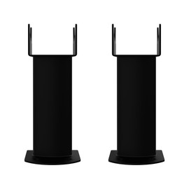 NRG Floor Mounting Radiator Leg Kit for Oval Column Designer Radiator Black