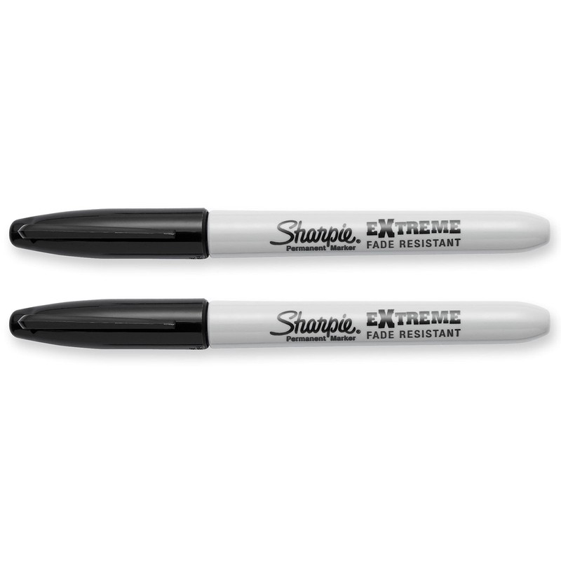 Sharpie Extreme Permanent Markers, 2-Pack, Black (1919845)
