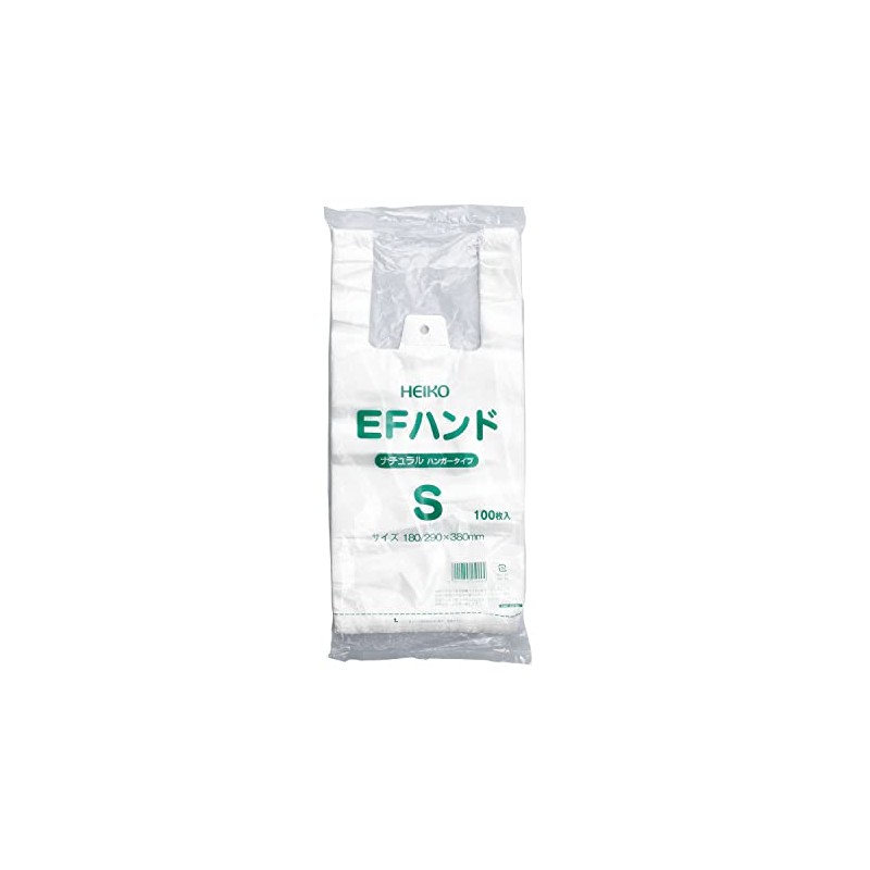 Plastic bags (translucent); Standard: S; Size (H x W x