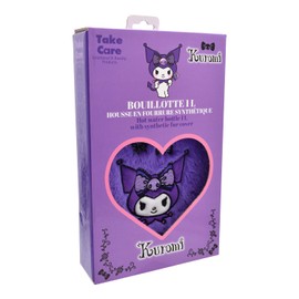 TAKE CARE - Kuromi Hot Water Bottle with Cover, Hot Water Bottle for Hot Therapy Hot Water Rubber Cold Winter Kids Adults