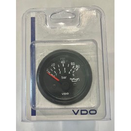VDO Oil Pressure Gauge 350-93400 Cockpit International Gen II 80psi - VDO