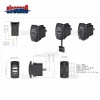 sinocea0 LED Blue Dual USB Power Charger Switch For Can-Am