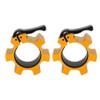 2Pcs Aluminium Alloy Safe Lock Collars Clamp Buckle Weightlifting Barbell